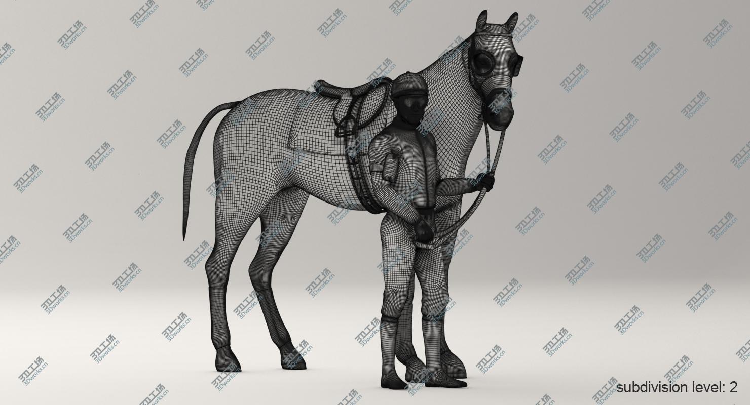 images/goods_img/2021040163/3D Racehorse and Jockey HQ 004 model/5.jpg